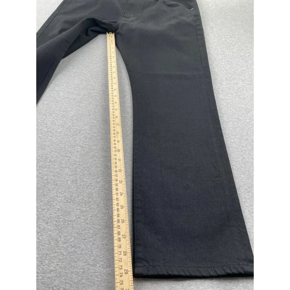AG Adriano Goldschmied Jeans Mens 37x29 Deep Black Straight B-Type II Denim